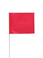 3LVH2 Marking Flag, Fluor Red, Blank, Vinyl, PK100