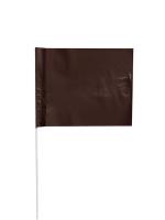 3LVH6 Marking Flag, Brown, Blank, Vinyl, PK100