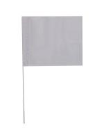3LVH7 Marking Flag, Clear, Blank, Vinyl, PK100