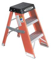 3LW40 Step Stand, 36 In H, 375 lb., Fiberglass