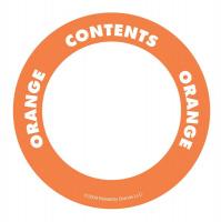 3LWN3 Content Label, 2 In. W, Orange