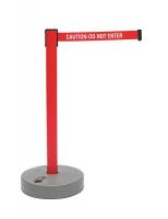 3LWX9 Portable Post, Retractable Belt, Red