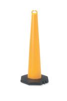 3LWY3 Traffic Cone, 42 In. H, Yellow