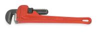 3LY97 Straight Pipe Wrench, Ductile Iron, 10 in.