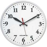 3LYK5 BASIC WHITE CLOCK, 12 1/2 In Dia