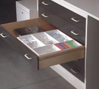 3MGU6 Drawer Organizer, 5Comp, 4x17.5x19.5In
