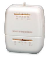 3MU96 Low V Thermostat, Heat Only, White