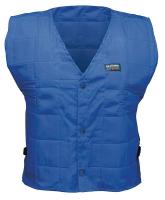 3MUG6 Cooling Vest, 2XL, Blue, Evaporative Cotton