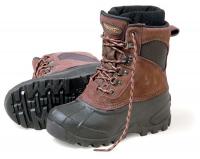 9YNM7 Winter Boots, Youth, 7, Lace, Plain, 1PR