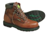 3MXR7 Work Boots, Pln, Mens, 9, Dark Brown, 1PR