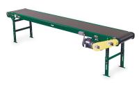 1PEB7 Slider Bed Power Belt Conveyor, L 20 Ft
