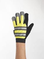 3NAE3 Leather Gloves, L, Deerskin Leather, PR