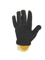 3LAJ5 Firefighters Gloves, S, Cowhide Lthr, PR