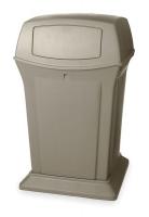 3NB27 Waste Receptacle, Hinged Door, Beige, 45G