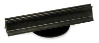 3NB46 Sign Holder, Plastic, Black