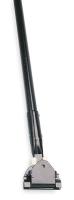 3NB88 Dust Mop Handle, Vinyl Coated Steel, Black