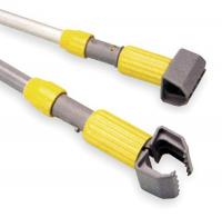 3NB91 Mop Handle, 60In., Fiberglass, Gray