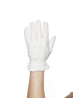 3NCL7 Leather Gloves, Off White, Mens L, PR
