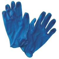 3NEX7 Disposable Gloves, Vinyl, XL, Blue, PK100