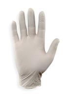 3NFA4 Disposable Gloves, Nitrile, S, White, PK100