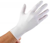 3NFA9 Disposable Gloves, Nitrile, S, White, PK100