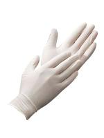 3NFD8 Disposable Gloves, Latex, L, White, PK100