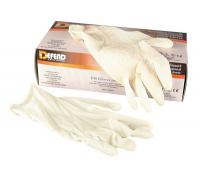 3NFE5 Disposable Gloves, Latex, M, Natural, PK100