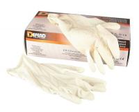 3NFE2 Disposable Gloves, Latex, M, Natural, PK100