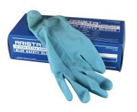 3NFG4 Disposable Gloves, Latex, L, Blue, PK50