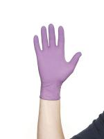3NFH6 Disposable Gloves, XL, Purple, PK100