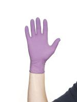 3NFH4 Disposable Gloves, M, Purple, PK100
