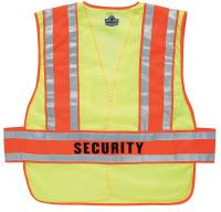 3NGN5 Safety Vest, Polyester, Orange, XL/2XL