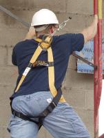 3NGK4 Full Body Harness, S, 400 lb., Black