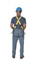 3NGU4 Full Body Harness, Universal, 420 lb., Ylw