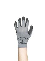 3NGX7 Coated Gloves, L, Black/Gray, Rubber, PR