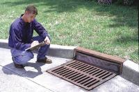 3PUR8 Curb Style Inlet Guard, 42 to 60 In. W