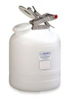 3NKH6 Type I Faucet Safety Can, 2-1/2 gal, White