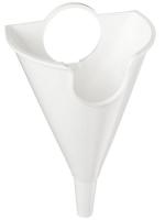 3NJY4 Funnel, 13-1/2In.X1In., White