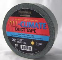 3NJZ5 Duct Tape, 48mm x 55m, 9 mil, Black