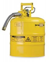 3NKL3 Type II Safety Can, Yellow, 13-1/4 In. H