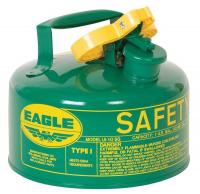 3NKJ6 Type I Safety Can, 1 gal., Green, 8In H