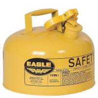 3NKK1 Type I Safety Can, 2 gal, Yellow, 9-1/2In H