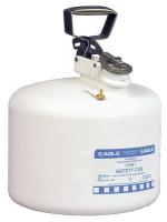 3NKN9 Type I Safety Can, 3 gal., White, 13In H