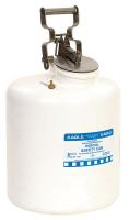 3NKP3 Disposal Can, 5 Gal., White, Polyethylene