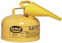 3NKR1 Type I Safety Can, 2 gal., Blue, 9-1/2In H