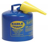 3NKR4 Type I Safety Can, 5 gal., Blue, 13-1/2In H