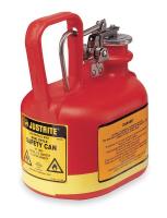 3NKT3 Type I Faucet Safety Can, 1/2 gal., Red