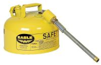 3NKU6 Type II Safety Can, Yellow, 9-1/2 In. H