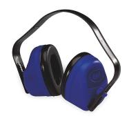3NKW3 Ear Muff, 27dB, Multi-Position, Black/Blue