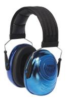 3NLC1 Ear Muff, 25dB, Over-the-Head, Blue